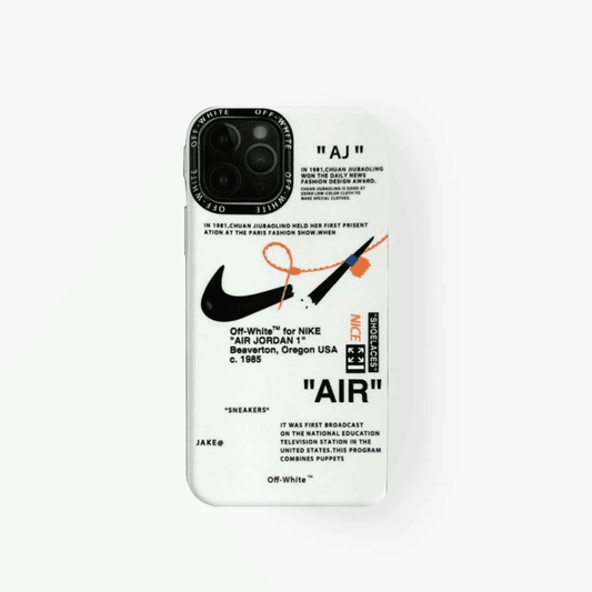 Off-White iPhone Кейс - Бял
