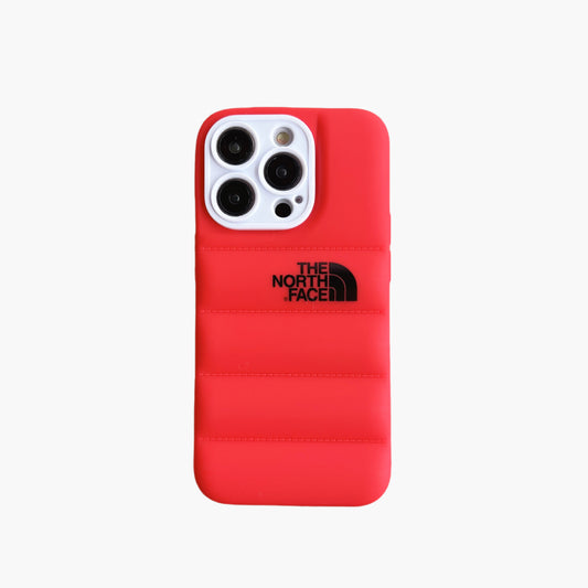 The North Face Puffer iPhone Кейс - Червен