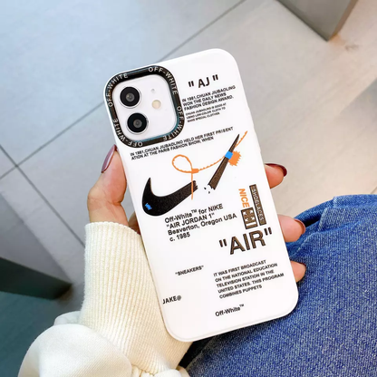 Off-White iPhone Кейс - Бял
